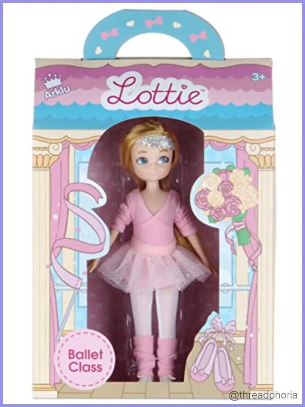 Lottie Ballet Class Ballerina Poseable Doll Toy